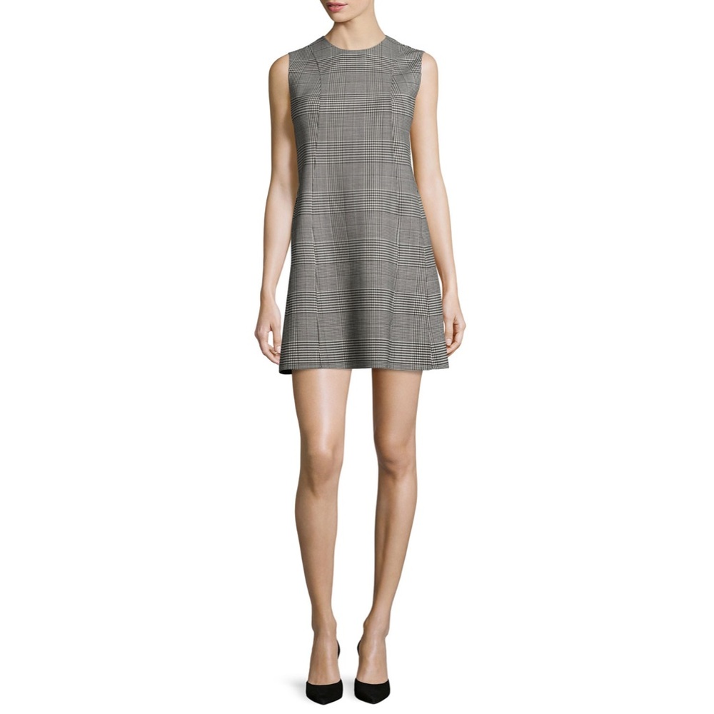 NWOT Theory Helaina Portland Plaid Shift Dress